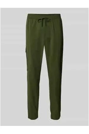 HUGO BOSS Hose mit Cargotaschen und elastischem Bund