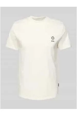 Blend T-Shirt mit Motiv- und Statement-Stitching Modell 
