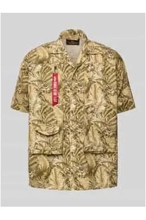 Alpha Industries Relaxed Fit Freizeithemd mit Pattentasche Modell 