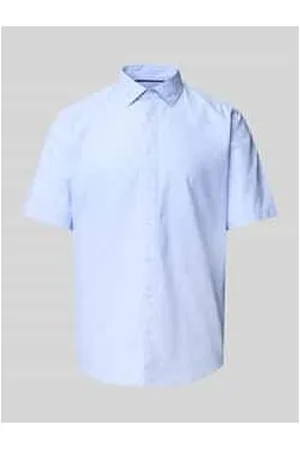 Jake*s Casual Fit Business-Hemd mit 1/2-Arm