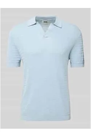 Drykorn Regular Fit Poloshirt mit V-Ausschnitt Modell 