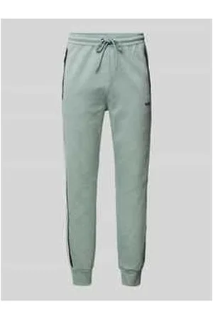 HUGO BOSS Slim Fit Sweatpants mit Strukturmuster Modell 
