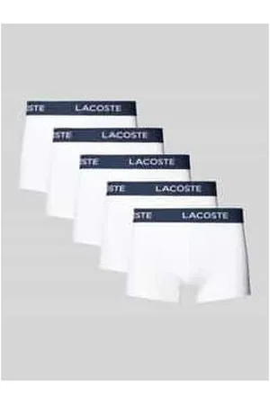 Lacoste Trunks mit elastischem Logo-Bund im 5er-Pack