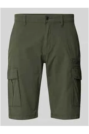 QS by s.Oliver Relaxed Fit Cargo-Bermudas aus Baumwoll-Elasthan-Mix
