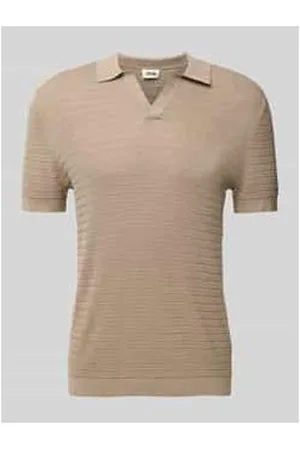 Drykorn Regular Fit Poloshirt mit V-Ausschnitt Modell 