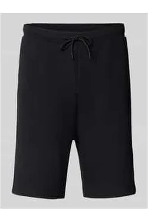 HUGO BOSS Regular Fit Sweatshorts mit elastischem Bund Modell 