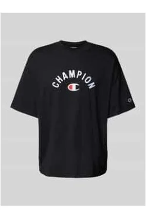 Champion Relaxed Fit T-Shirt mit Label-Stitching