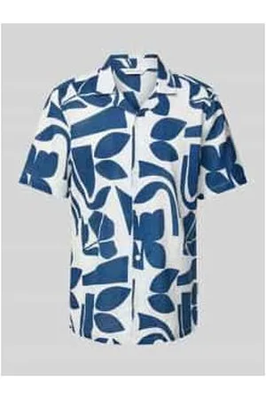 Casual Friday Regular Fit Leinenhemd mit 1/2-Arm Modell 