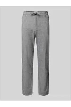 SELECTED Slim Tapered Fit Hose mit Tunnelzug Modell 