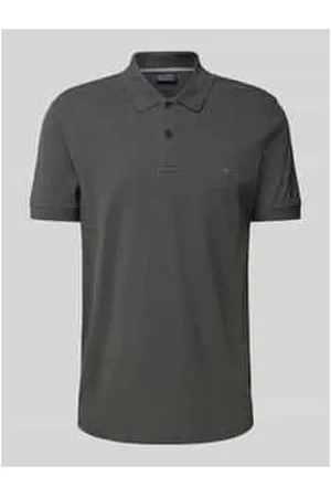 Christian Berg Poloshirt mit Label-Stitching