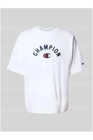 Champion Relaxed Fit T-Shirt mit Label-Stitching