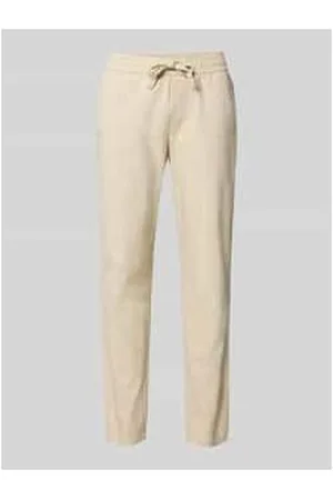 Only & Sons Cropped Stoffhose aus Leinen-Mix Modell 