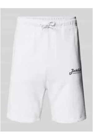JACK & JONES Slim Fit Sweatpants mit Label-Print Modell 