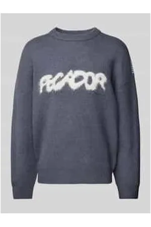 Pegador Oversized Strickpullover mit Label-Stitching Modell 