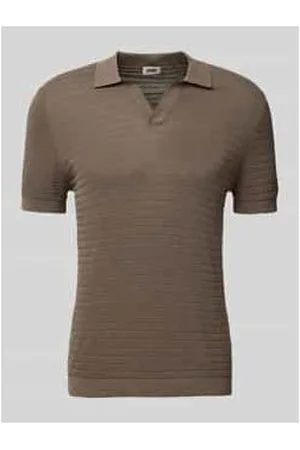 Drykorn Regular Fit Poloshirt mit V-Ausschnitt Modell 