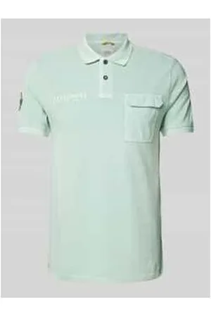 Camel Active Poloshirt mit Label-Stitching
