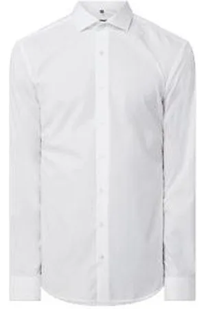 ETERNA Slim Fit Businesshemd aus Popeline