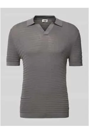 Drykorn Regular Fit Poloshirt mit V-Ausschnitt Modell 