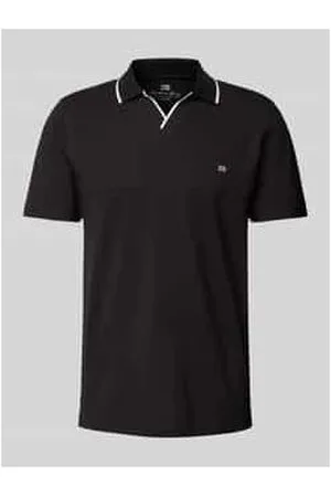 Christian Berg Regular Fit Poloshirt mit Logo-Stitching und Polokragen