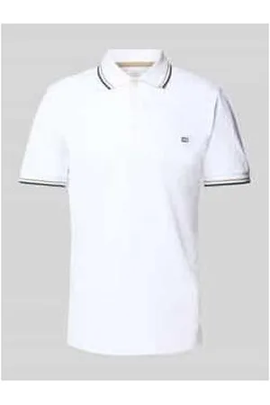 Christian Berg Poloshirt mit Label-Stitching
