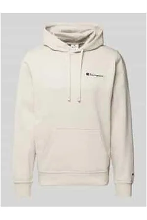 Champion Hoodie mit Label-Stitching