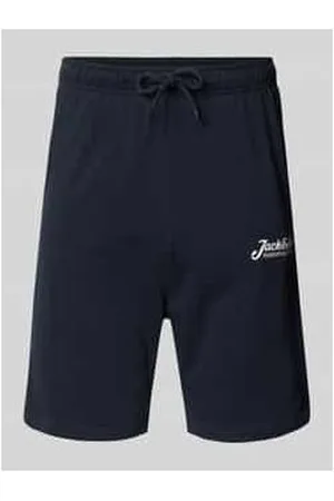 JACK & JONES Slim Fit Sweatpants mit Label-Print Modell 