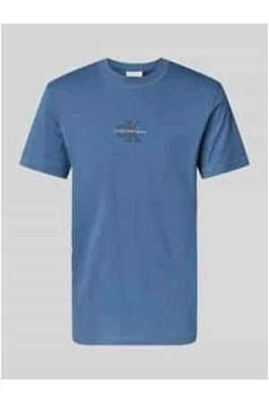 Calvin Klein T-Shirt mit Rundhalsausschnitt und Label-Stitching