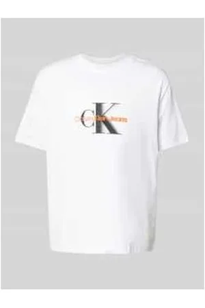 Calvin Klein T-Shirt mit Label-Print und Rundhalsausschnitt