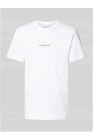 Calvin Klein T-Shirt mit Rundhalsausschnitt und Label-Stitching