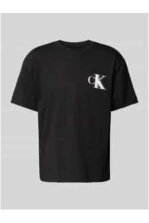 Calvin Klein T-Shirt mit Label-Print und Rundhalsausschnitt