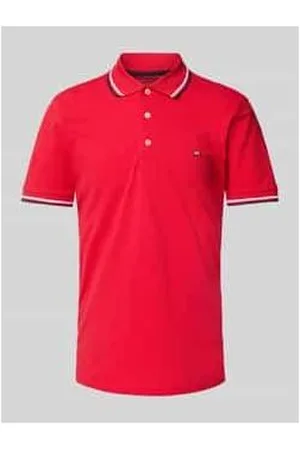 Christian Berg Poloshirt mit Label-Stitching