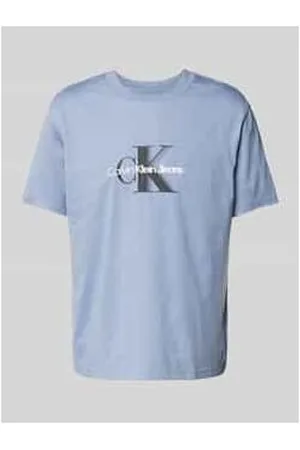 Calvin Klein T-Shirt mit Label-Print und Rundhalsausschnitt