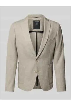 QS by s.Oliver Slim Fit Anzugsakko aus meliertem Jersey
