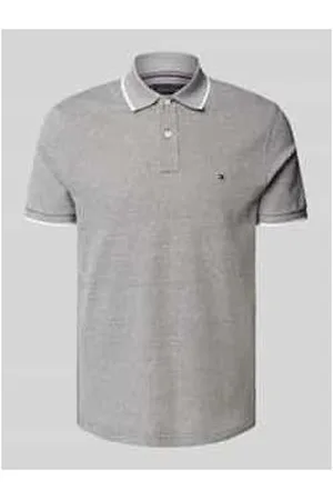 Tommy Hilfiger Regular Fit Poloshirt aus Baumwoll-Leinen-Mix