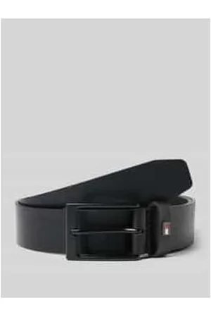 Tommy Hilfiger Ledergürtel mit Logo-Applikation