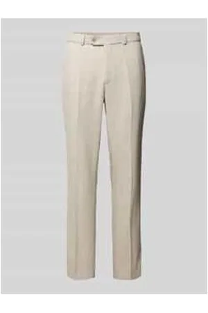 Carl Gross Slim Fit Anzughose mit Bügelfalten Modell 