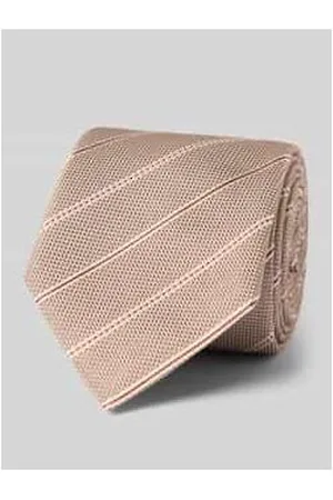 HUGO BOSS Seidenkrawatte mit Strukturmuster