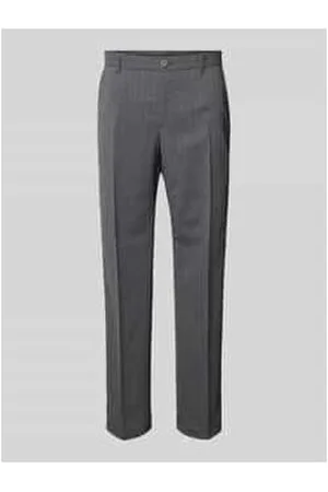 Strellson Relaxed Fit Anzughose aus Leinen-Mix Modell 