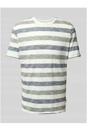 Blend T-Shirt mit geripptem Rundhalsausschnitt Modell 