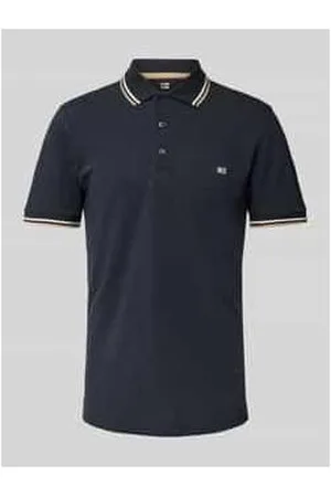Christian Berg Poloshirt mit Label-Stitching