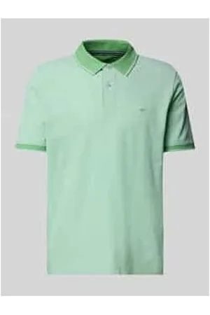 Fynch-Hatton Poloshirt mit Label-Stitching