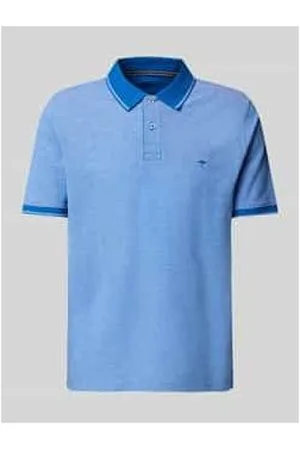 Fynch-Hatton Poloshirt mit Label-Stitching