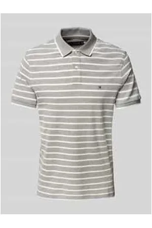 Tommy Hilfiger Regular Fit Poloshirt aus Baumwoll-Leinen-Mix