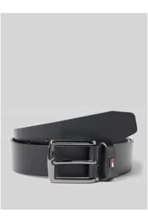 Tommy Hilfiger Ledergürtel mit Logo-Applikation
