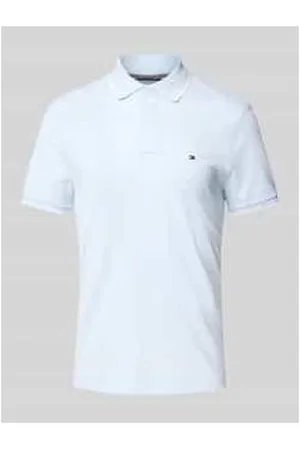 Tommy Hilfiger Regular Fit Poloshirt aus Baumwoll-Leinen-Mix