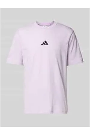 adidas T-Shirt mit Label-Stitching und Rundhalsausschnitt