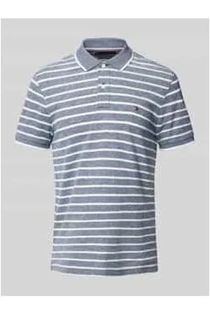 Tommy Hilfiger Regular Fit Poloshirt aus Baumwoll-Leinen-Mix
