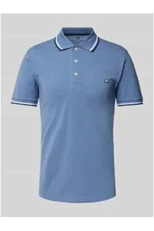 Christian Berg Poloshirt mit Label-Stitching
