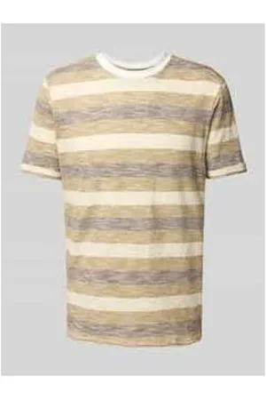 Blend T-Shirt mit geripptem Rundhalsausschnitt Modell 