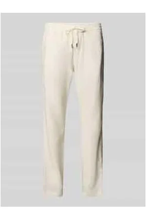 Tommy Hilfiger Loose Fit Stoffhose aus Leinen-Mix Modell 